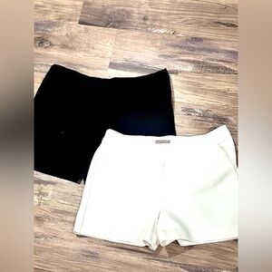 NWOT Maurices Bermuda Flat Front Dress Shorts- 2 pairs!  Size 11/12